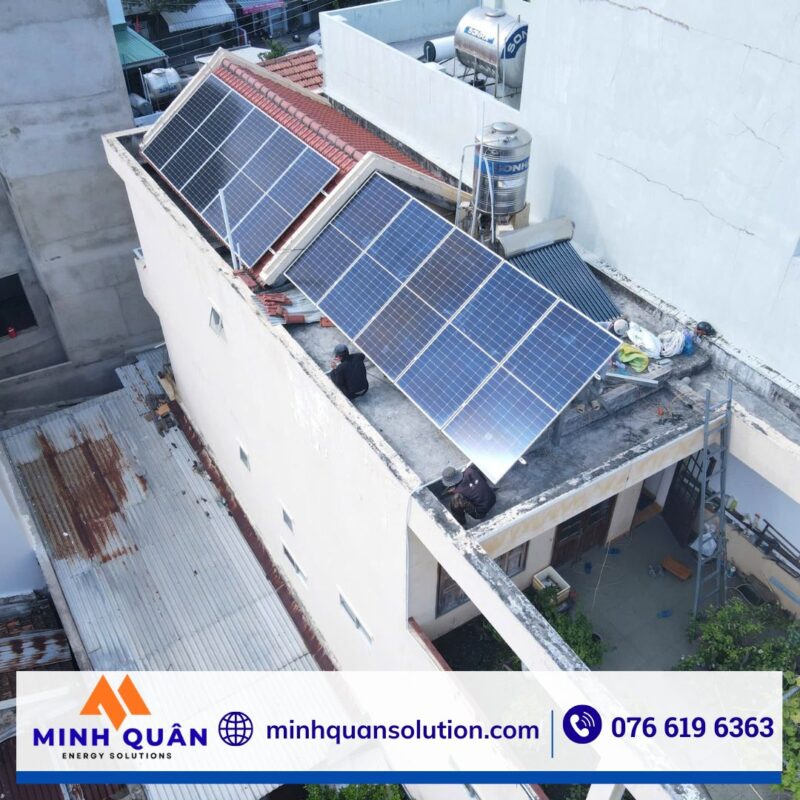 lắp đặt điện mặt trời tại huế